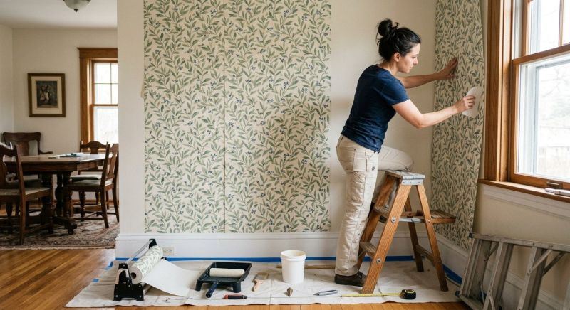 Hallway Wallpaper Installation in Olathe, KS