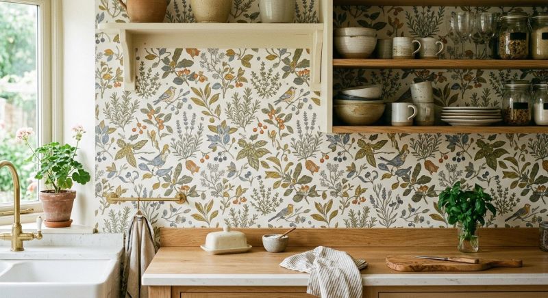 Kitchen Wallpaper Installation in Kansas City, KS