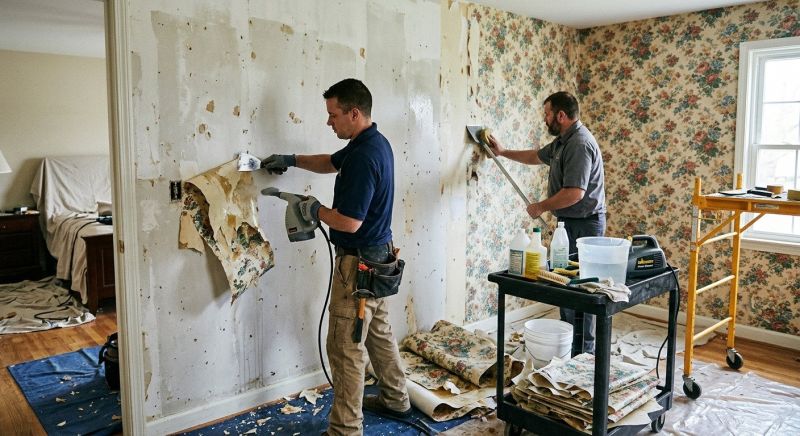 Wallpaper Removal Service in Conroe, TX
