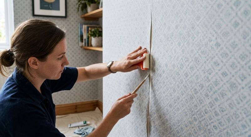 Wallpaper Seam Repair in Littleton, CO