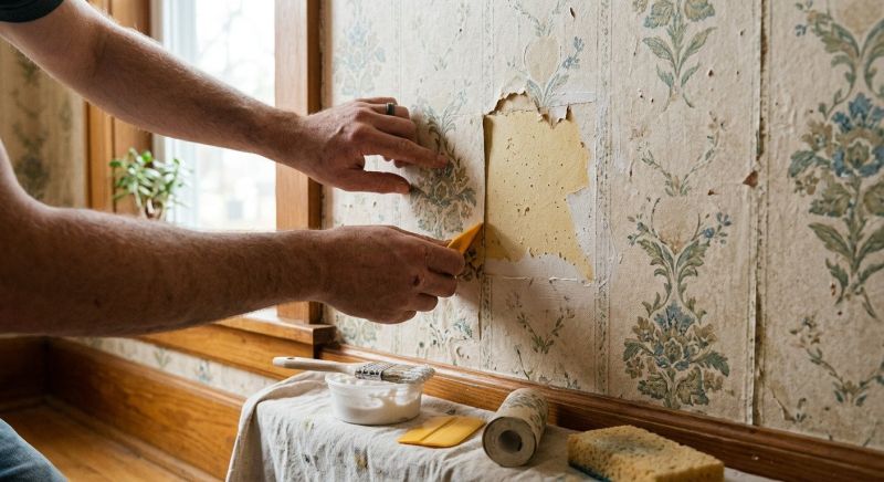 Wallpaper Seam Repair in Overland Park, KS